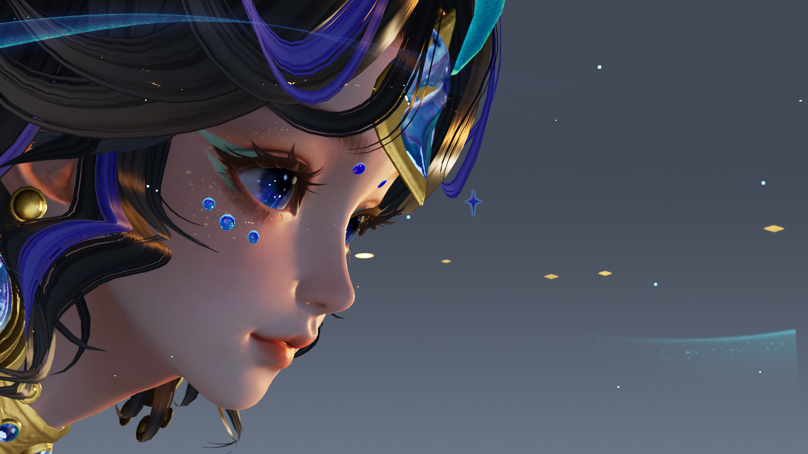 王者荣耀 · 朵莉亚角色渲染 · Blender 渲染画面